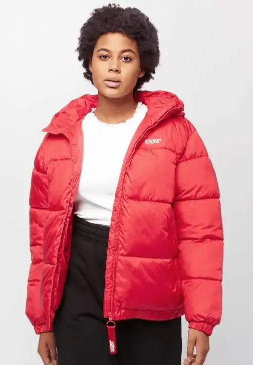 Snipes Chest Basic Logo Damen Winterjacke Rot