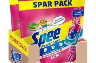 Spee Power Caps Color 3 1 Colorwaschmittel 120 Waschladungen Reinheit Strahlkraft und Frische fuer deine Buntwaesche zum schlauen Preis 20 60° Amazon de Drogerie Koerperpflege