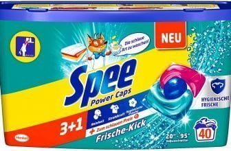 Spee Power Caps Frische Kick 31 Vollwaschmittel 40 Waschladungen