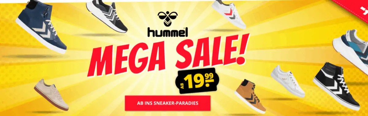 SportSpar: Hummel Mega Sale bis zu 78 % Rabatt mit Artikeln ab 2,99 €