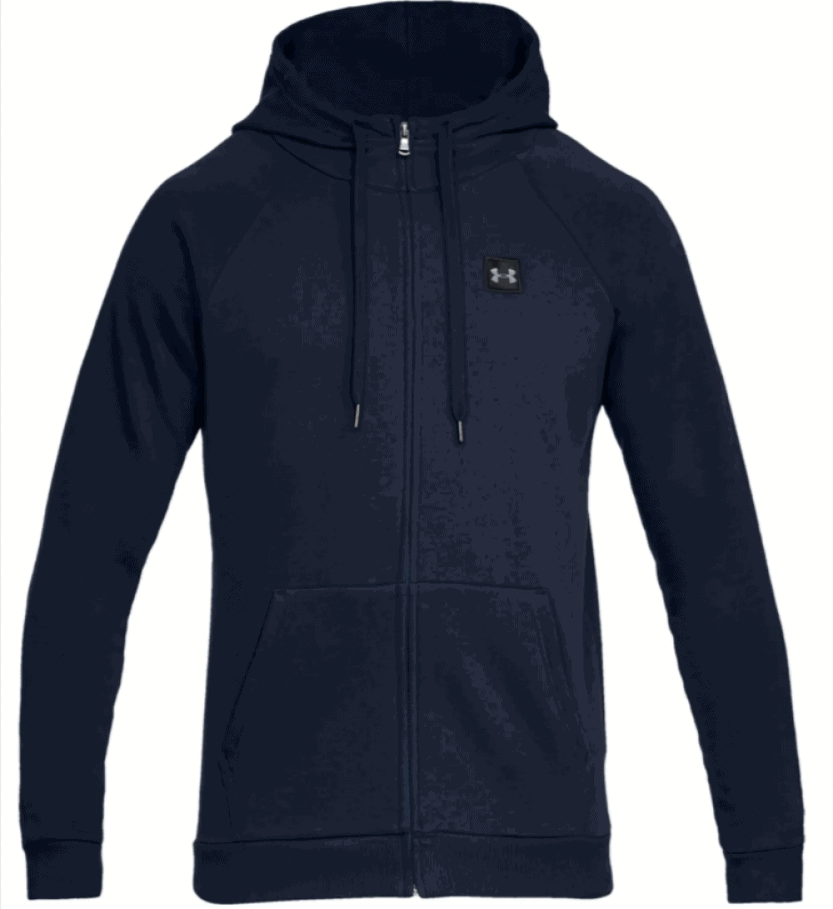 Under Armour Rival Fleece Fz Herren Hoodie Dunkelblau