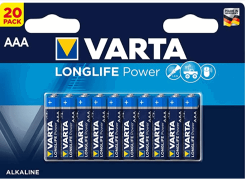 Varta Longlife Power Aaa Micro Lr03 Batterie Alkaline Amazon De Elektronik