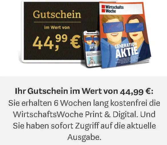 Wirtschaftswoche Gutschein