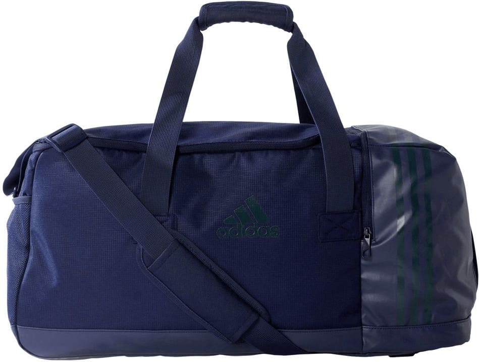 Adidas 3 Stripes Team Bag M Collegiate Navy Utility Green Ay5869