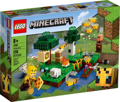 lego minecraft die bienenfarm 21165