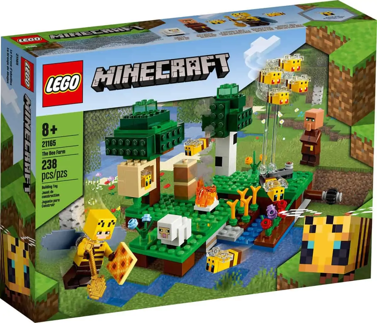 LEGO 21165 Minecraft Die Bienenfarm, Bauset mit Bienenzüchterin und Schaffigur für 14,69€ [Prime] statt 17,68€