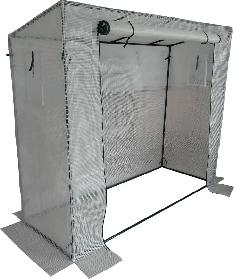 TrendLine Folien-Tomatenhaus (198 x 75 x 155 / 169 cm) für 22€ (versandkostenfrei) statt 33,69€