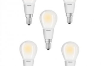 5er Pack Osram LED Retrofit Classic Lampe P40 Bulb 4 5W E14