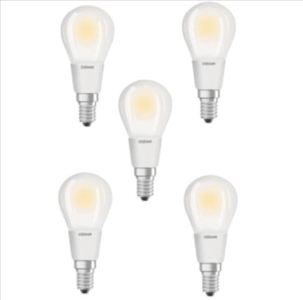 5Er Pack Osram Led Retrofit Classic Lampe P40 Bulb 4 5W E14