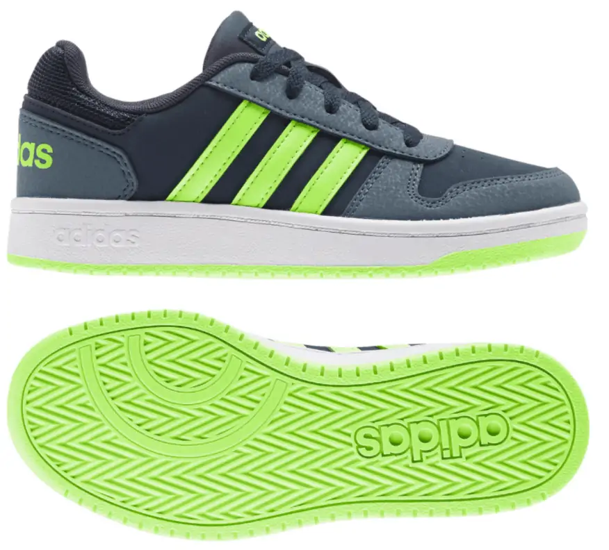 Adidas Hoops 2.0 K Kinder Sneaker (Größe 37 bis 40) für 21,89 € inkl. Versand (statt 34,89 €)