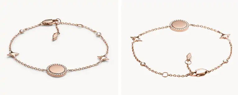 Fossil Frauentags Sale: 25% Rabatt auf Schmuck und Uhren z.b: Armband Edelstahl roségoldfarben für 23,25€ statt 40€ 