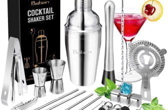 Baban Cocktail Shaker Set mit 22 Teilen