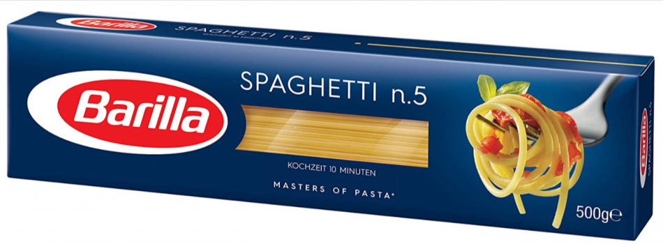 Barilla Hartweizen Pasta Spaghetti n. 5 500 g