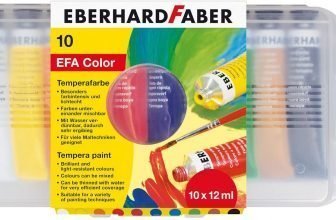 Eberhard Faber 575510 Schulmalfarben 10 Tuben je 12 ml im Etui