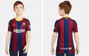 Fc Barcelona 2020 21 Stadium Home Trikot Kinder