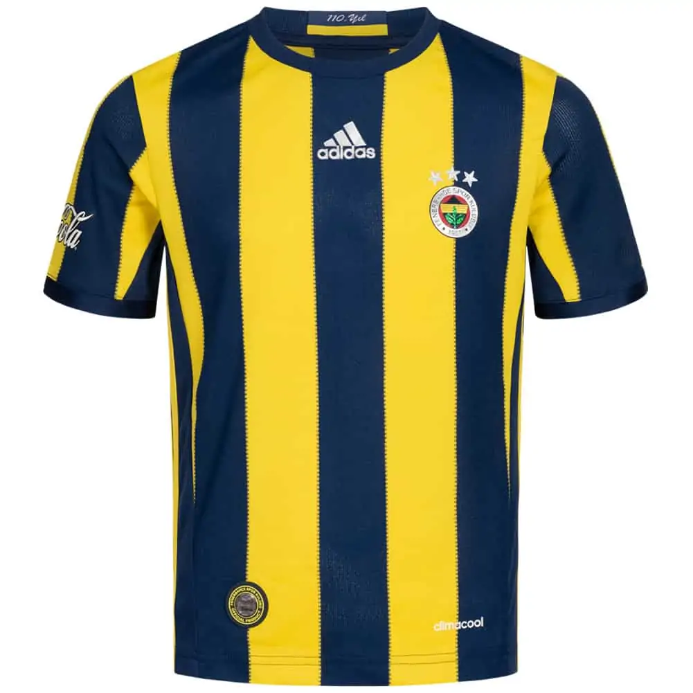 Fenerbahce Istanbul adidas Kinder Heim Trikot (Größe 152 bis 176) für je 3,33 € zzgl. 3,95 € Versand