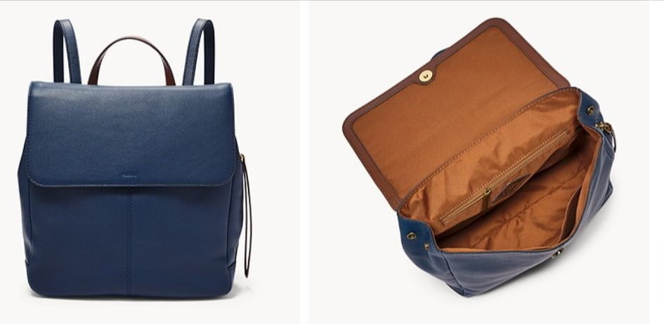 Fossil Damen Rucksack Claire SHB1932497 in Grau-Blau für 50,70 € inkl.Versand