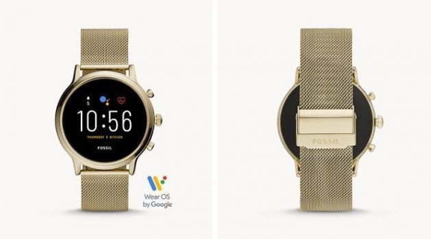 Fossil Gen 5 Smartwatch Julianna HR Milanaise Gold