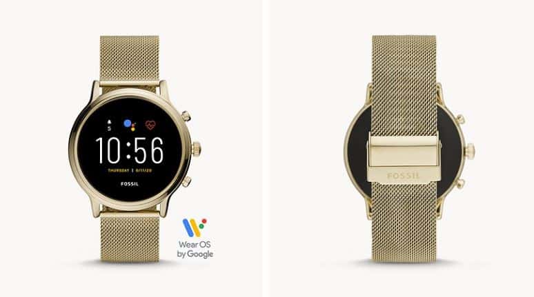 Fossil Gen 5 Smartwatch Julianna Hr Milanaise Gold