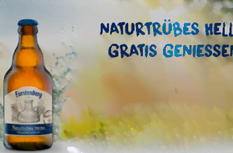 Fuerstenberg Naturtruebes Helles Bier Aktion gratis geniessen Fuerstenberg Brauerei