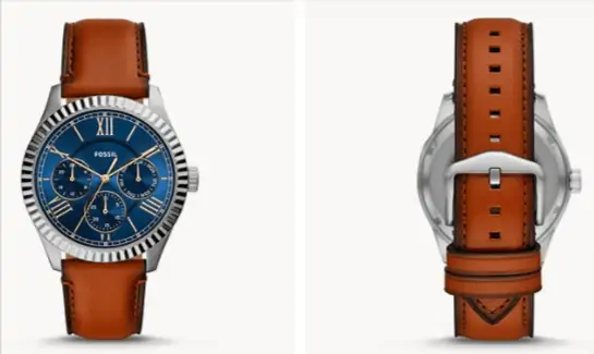 Fossil FS5634 Chapman Herrenuhr mit braunem Lederarmband ab 43,86€ inkl. Versand (statt 129€)