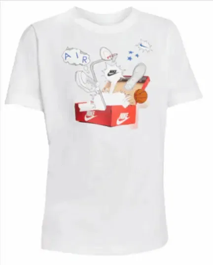 NIKE Kinder Shirt B NSW TEE SHOEBOX AF1 (Größe XS bis XL) ab 11,09 € inkl. Versand (statt 23,93 €)