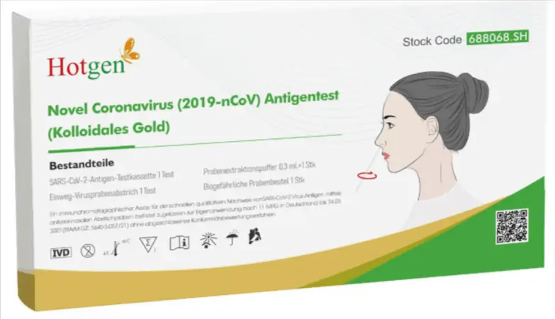 Novel Coronavirus (2019-nCoV) Antigentest 10er Pack für 40,95 € inkl. Versand