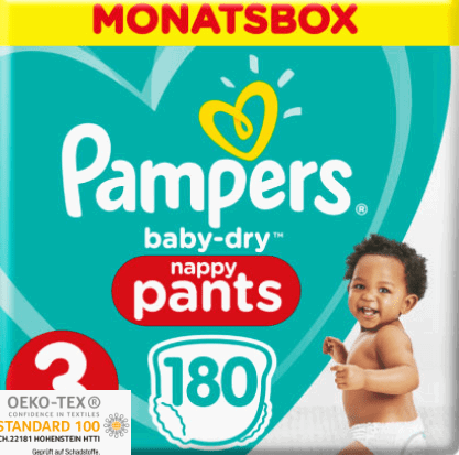 Pampers Baby Dry Pants Gr 3 6 11Kg Monatsbox 1 X 180 Hoeschenwindeln Babymarkt De