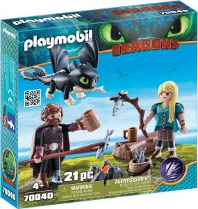 Playmobil 70040 Hicks Und Astrid Mit Babydrachen