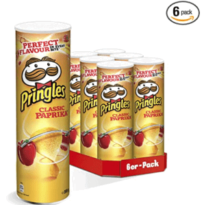 Pringles Classic Paprika Paprika Chips 6Er Party Pack 6 X 200G Amazon.de Lebensmittel Get