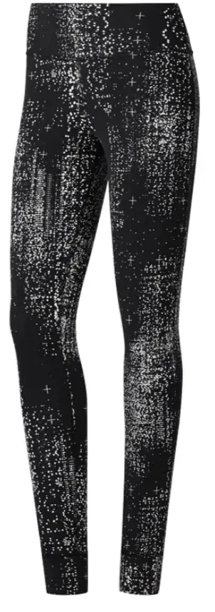 Reebok Damen Os Lux Data Dots Tights Leggings (Größe S und M) für 4,49 € zzgl. 3,90 € Versand (statt 44,95 €)