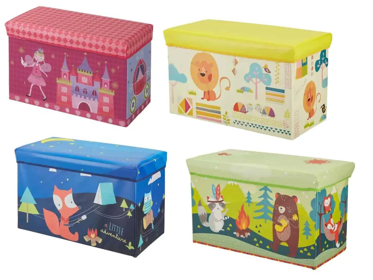 Sitzbank mit Stauraum für Kinder (verschiedene Modelle) für 12,78€ [Höffner Click and Collect oder zusätzliche Versandkosten] statt 19,95€