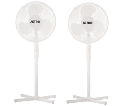 Standventilator 45 Watt Ventilator Klima Luefter Klimageraet Windmaschine NEU 2 Stk weiss weiss Amazon de Baumarkt