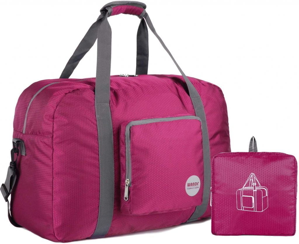 Wandf Faltbare Reisetasche 40 L In Rosa