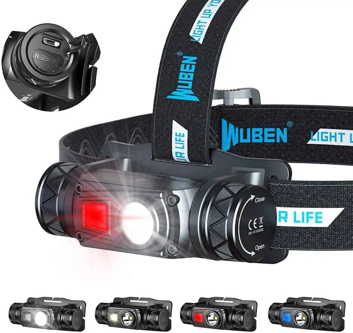 WUBEN LED Stirnlampe für 17,99 € inkl. Versand