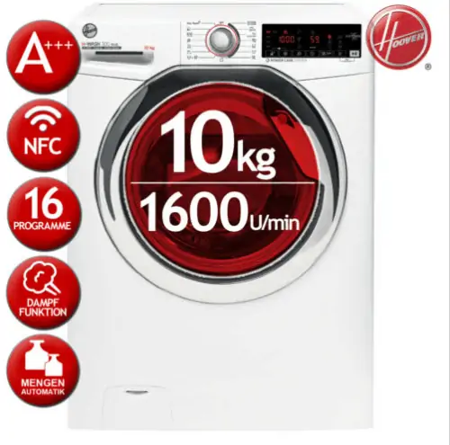 Hoover H3WS610TAMCE/1-S H-WASH300 A+++ 10kg 0-1600 U/min für 359,90€  inkl. Versand