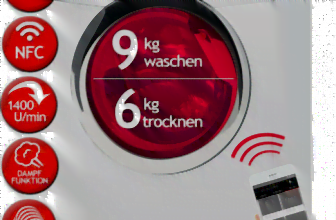 Waschtrockner Waschen 9kg Trocknen 6kg EEK A HOOVER H3DSQ496TAMCE 84 eBay