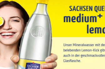 Zwei Flaschen Zitronenwasser kostenfrei erhalten