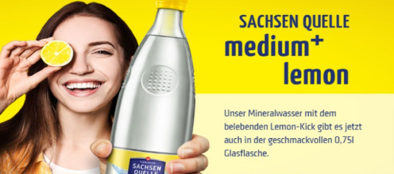 Zwei Flaschen Zitronenwasser kostenfrei erhalten