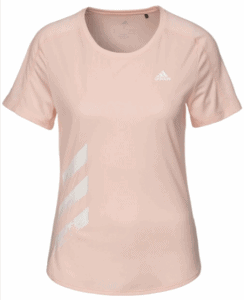 Adidas Run It 3 Stripes T Shirt