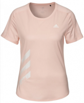 adidas Run It 3 Stripes T Shirt