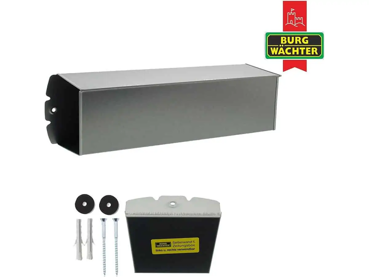 Burg-Wächter Zeitungsbox 3808 Ni (380 x 115 x 100 mm) für 15,90€ inkl. Versand statt 56,94€