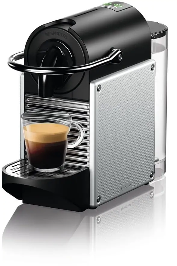 De’Longhi Nespresso EN 124.S Kapselmaschine Pixie Silber [1260 Watt, 0,7 Liter, Seitenpanels aus recycelten Nespresso Kapseln] für 69,99€ statt 84,12€