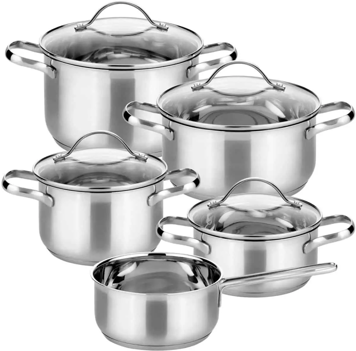 Elo Horizon Topf-Set (5 Töpfe, Induktion- und spülmaschinengeeignet) für 46,49€ inkl. Versand (39,99€ Abholung) statt 65,94€