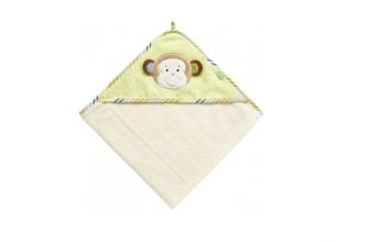 fehn Kapuzenbadetuch Affe Monkey Donkey