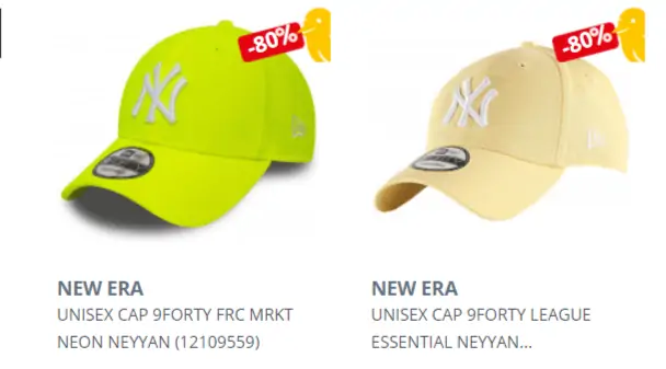 New Era 9Forty New York Yankees Cap (2 Farben) für je 4,49 € zzgl. 3,90 €  Versand