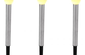 3er Set Globo Lighting LED Solarleuchte