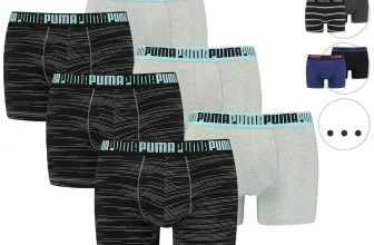 6x puma boxershorts verschiedene farben