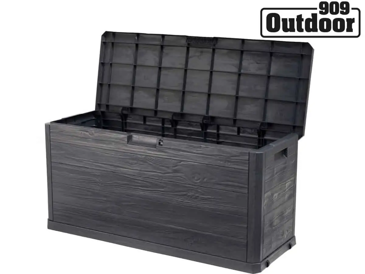 909 Outdoor Aufbewahrungsbox in Holzoptik (280 Liter) für 45,90€ inkl. Versand