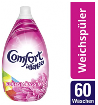 Comfort Intense Weichspueler Fuchsia Passion fuer frische Waesche 60 WL 2er Pack 2 x 900 ml Amazon de Drogerie Koerperpflege